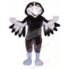Black and Grey Hawk Mascot Costumes Animal