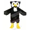 Black Owl with Yellow Feet Mascot Costumes Animal