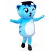 Winking Blue Cat Mascot Costumes Animal	