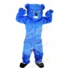 Blue Furry Bear Mascot Costumes Animal	