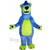 Blue and Green Bear Mascot Costumes Animal
