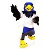 Blue Hawk with Black Wings Mascot Costumes Animal