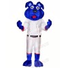 Blue Dog with White Suit Mascot Costumes Animal	