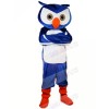 Blue Owl with Orange shoes Mascot Costumes Animal