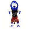 Blue Sport Lion Mascot Costumes Animal