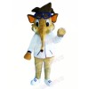 Boy Elephant with Glasses Mascot Costumes Animal