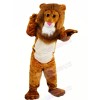 Brown Lion with Long Tail Mascot Costumes Animal