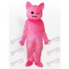 Pinky Cartoon Cat Adult Mascot Costume