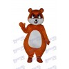 Yellow Brown Civet Cat Mascot Costume