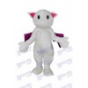 Scary Teeth White Monster Cat Mascot Costume