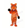 Red Brown Tiger Mascot Adult Costume Free Shipping 