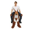 Brown Kangaroo Carry me Ride on Fancy Dress Costume for Adult/Kid