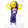 Sports Yellow Cobra Snake Mascot Costumes Cartoon