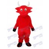 Red Cow Mascot Adult Costume