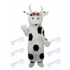 Big Black Dot Cow Mascot Adult Costume