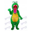 Open Mouth Crocodile Mascot Adult Costume