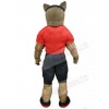 Wolf mascot costume