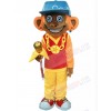 DJ Monkey mascot costume