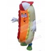 Hotdog mascot costume