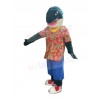 Shark mascot costume