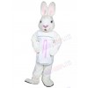 Mrs. White Bunny mascot costume