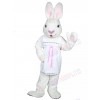 Mrs. White Bunny mascot costume
