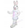 Mrs. White Bunny mascot costume