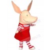 Olivia Pig mascot costume