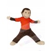 Curious George Monkey mascot costume