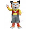 Huckle Cat mascot costume