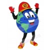 The Global Guy Earth mascot costume