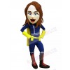 Female Firefighter mascot costume