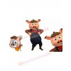 Pig mascot costume