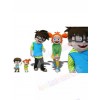 Boy and Girl mascot costume