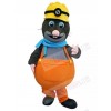 Mole mascot costume