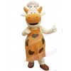 Chef Cow mascot costume