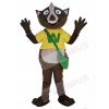 Wombat in Yellow T-shirt Mascot Costume