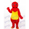 Dinosaur In Red Clothes Mascot Costume