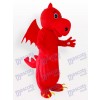 Red Stegosaurus Adult Mascot Costume