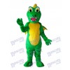 Big Mouth Thorn Green Dinosaur Mascot Adult Costume