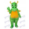 Big Nose Green Dinosaur Mascot Adult Costume