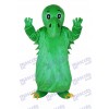 Green Chinese Dinosaur Adult Mascot Costume