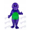 Purple Dinosaur Mascot Adult Costume