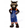 Rocket Raccoon mascot costume