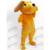 Yellow Dog Animal Adult Mascot Costume 