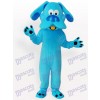 Blue Dog Animal Adult Mascot Funny Costume