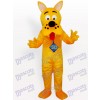 Yellow Dog Animal Adult Mascot Costume