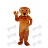 Golden Dog Mascot Adult Costume