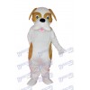 Brown and White Dog Adult Mascot Costume