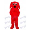 Black Nose Rooney Red Dog Mascot Adult Costume